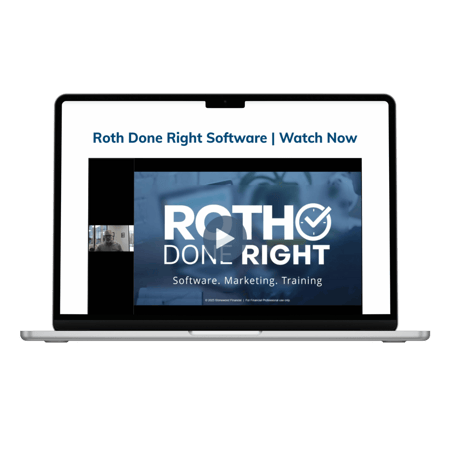 Roth done right webinar rewatch icon